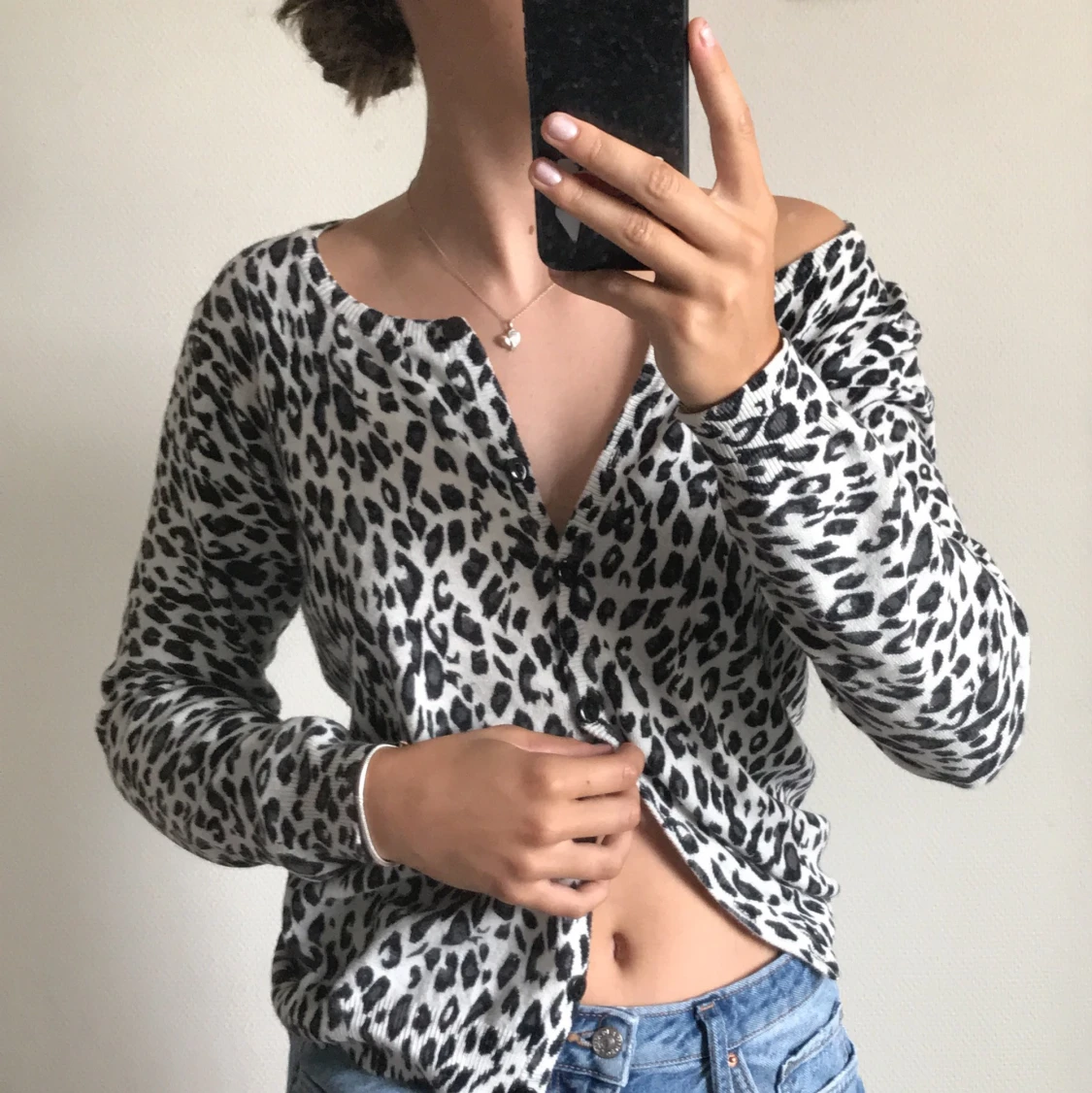 Leopardmönstrad topp!