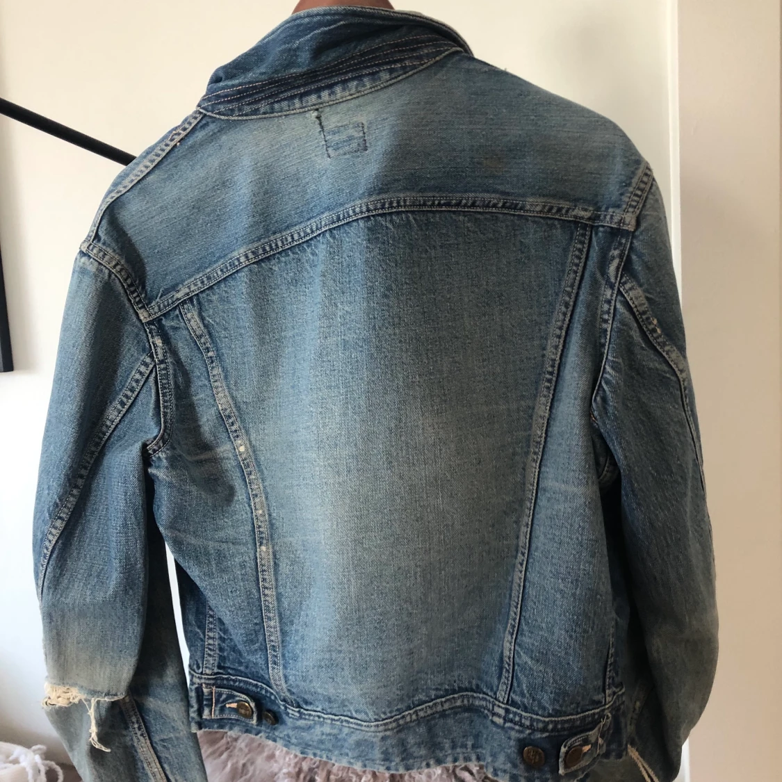 Jeansjacka Lee, snyggt sliten - 90