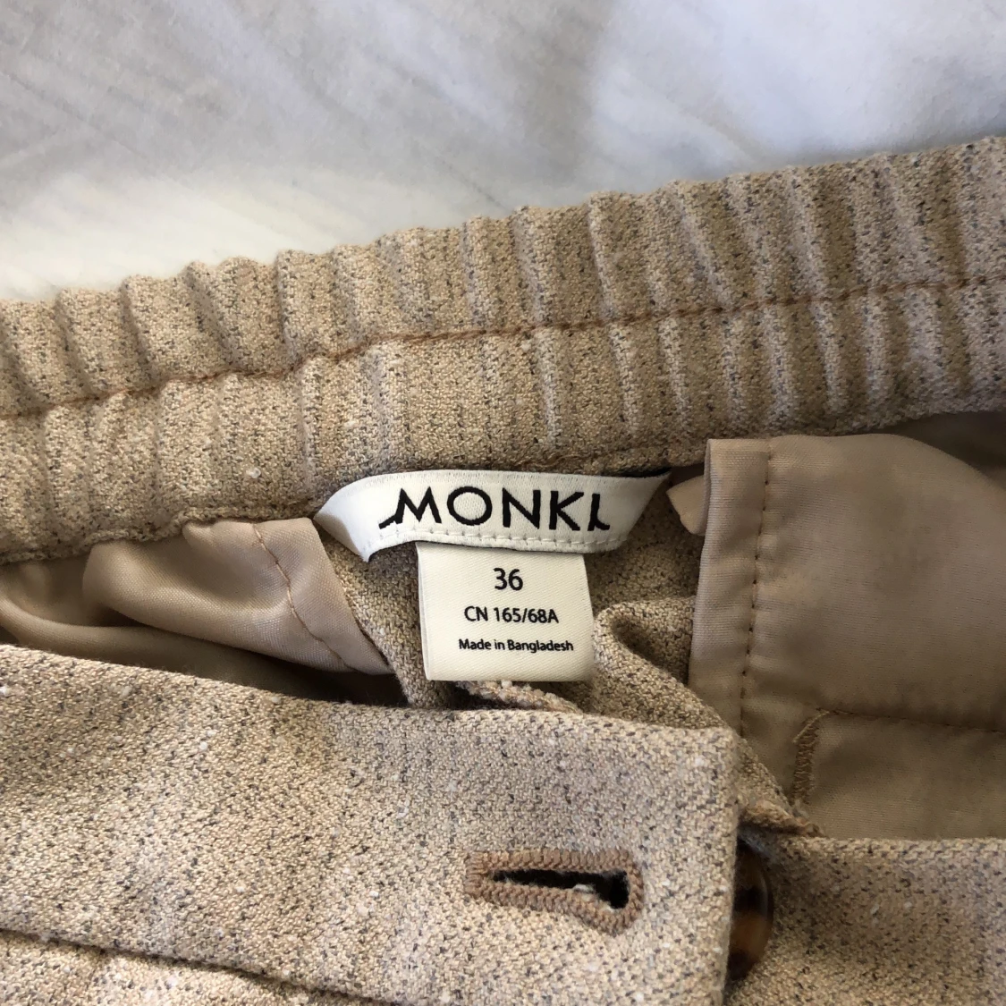 Linne liknande kostymbyxor - 91