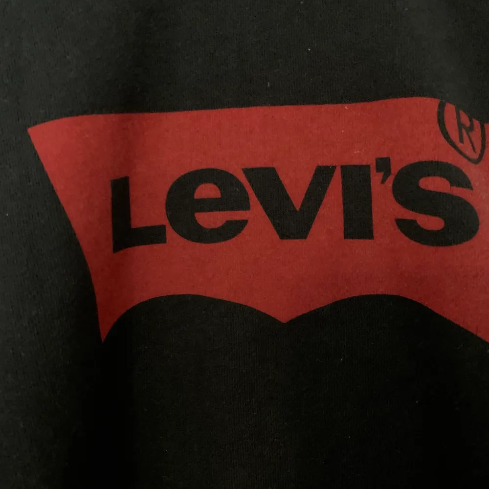 Grå Levi’s hoodie i storlek M. Liten i storlek så passar S också. Knappt använd så skicket är som nytt!. Hoodies.