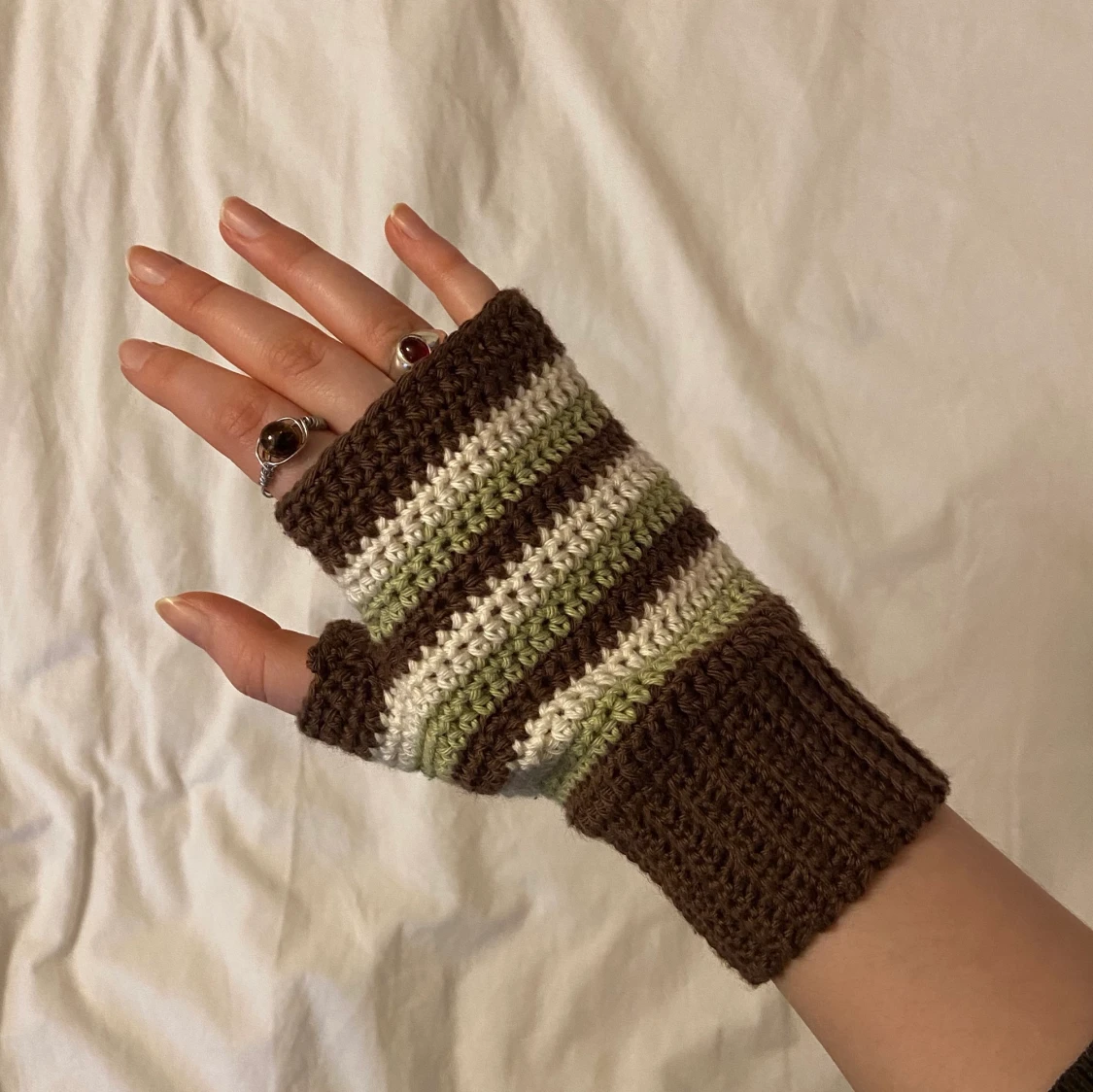 Virkade handledsvärmare - 90