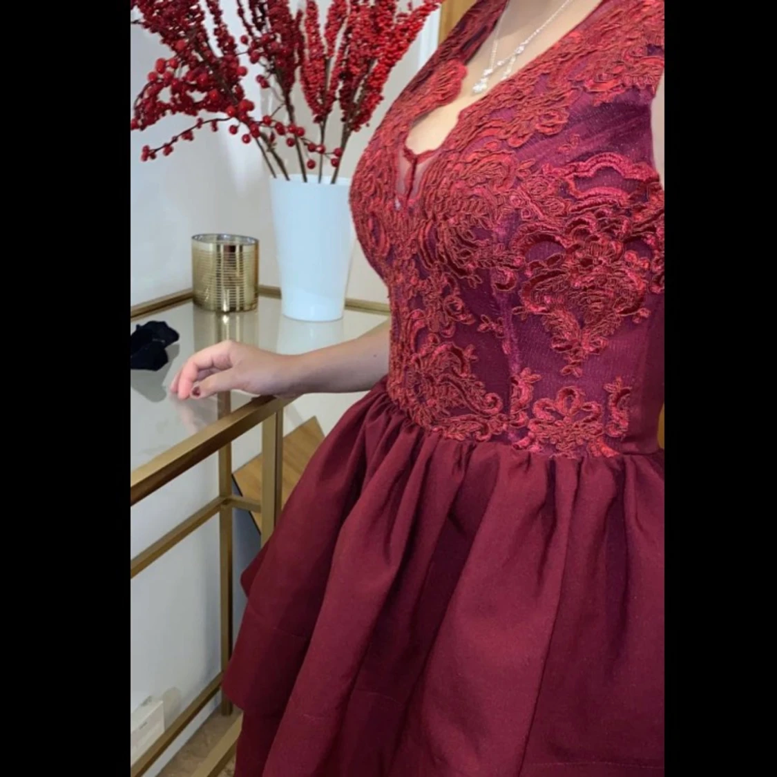 Mönstring klänning 