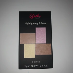 Helt oöppnad palett  - Oanvänd palett med tejpen kvar från sleek 