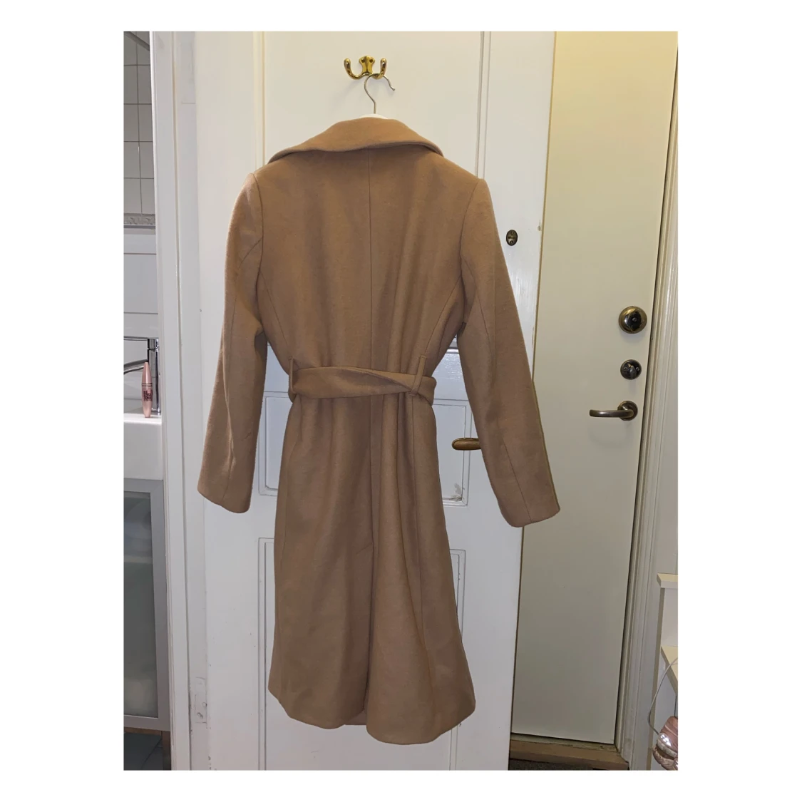 Lång brun jacka - 90