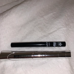 Nya sminkprodukter✨ - Helt nya sminkprodukter✨ En Mascara från Loreal, False lash Telescopic och en matte liquid eyeliner från Nyx✨ Båda testade EN gång!