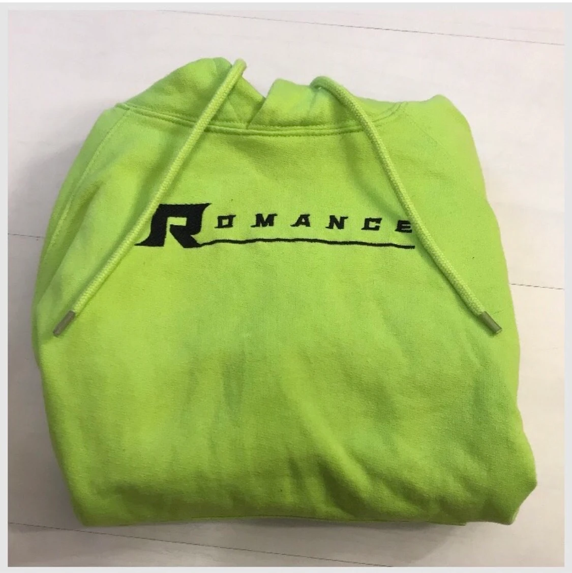 Neon grön hoodie - 91