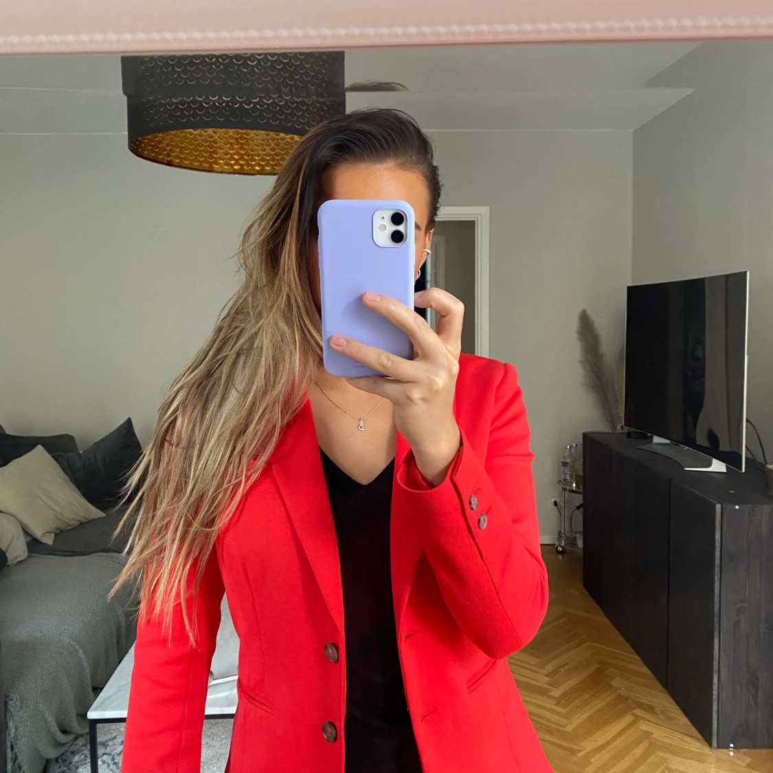 Röd kavaj från H&M