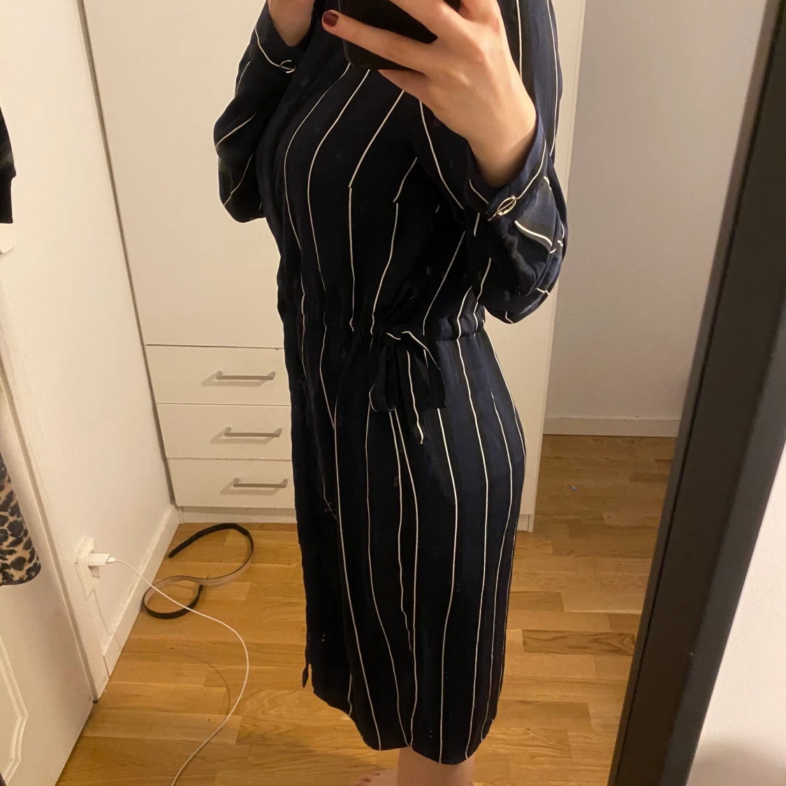 Lång skjortklänning  - 90