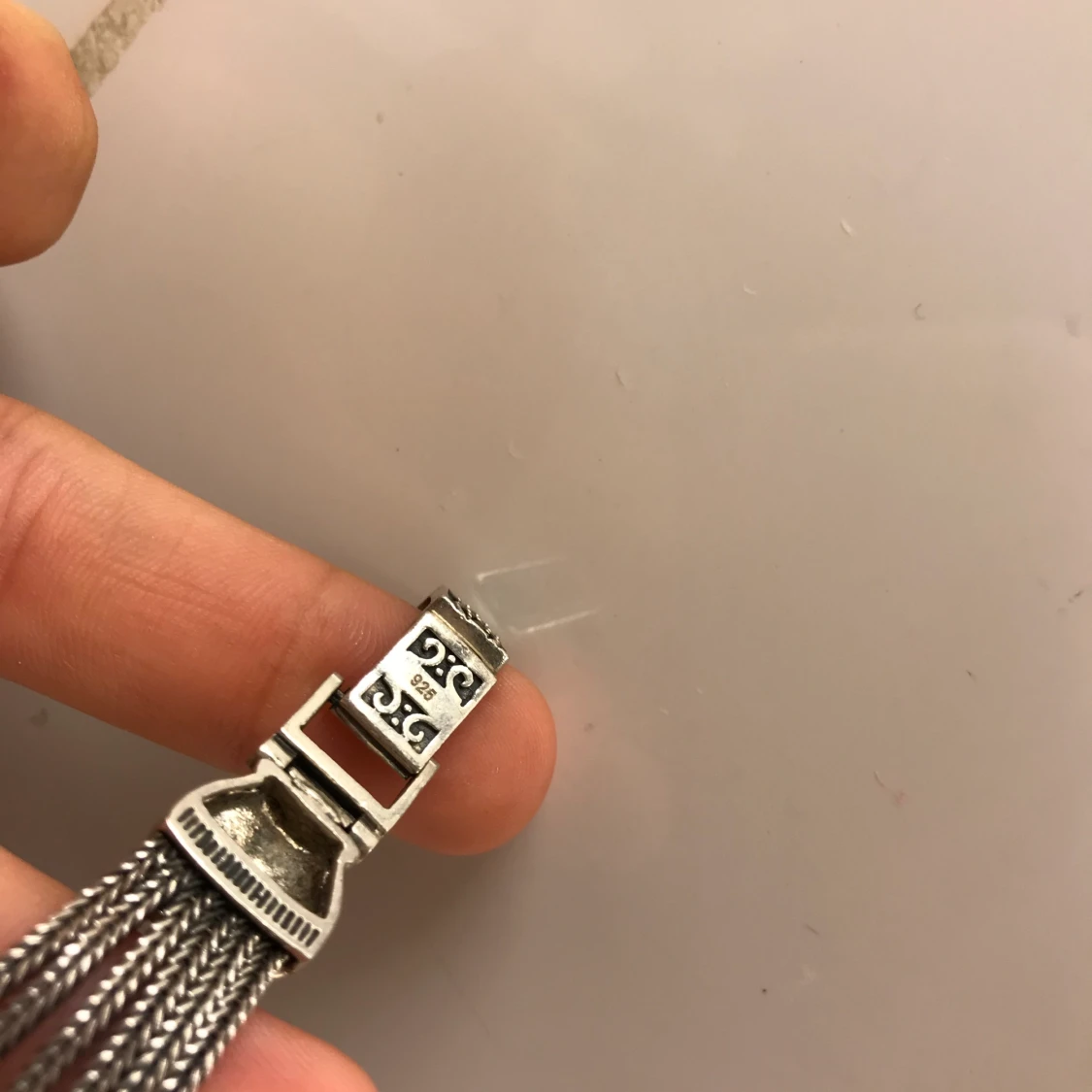 Äkta silver klocka - 91