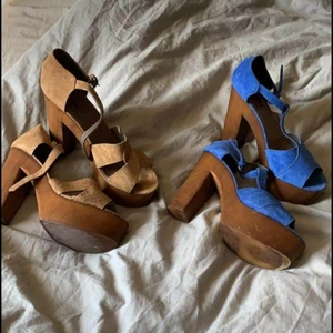 Klackar - Väldigt snygga klackar!😍 storlek 40 i båda, 100kr styck. Frakt tillkommer. 