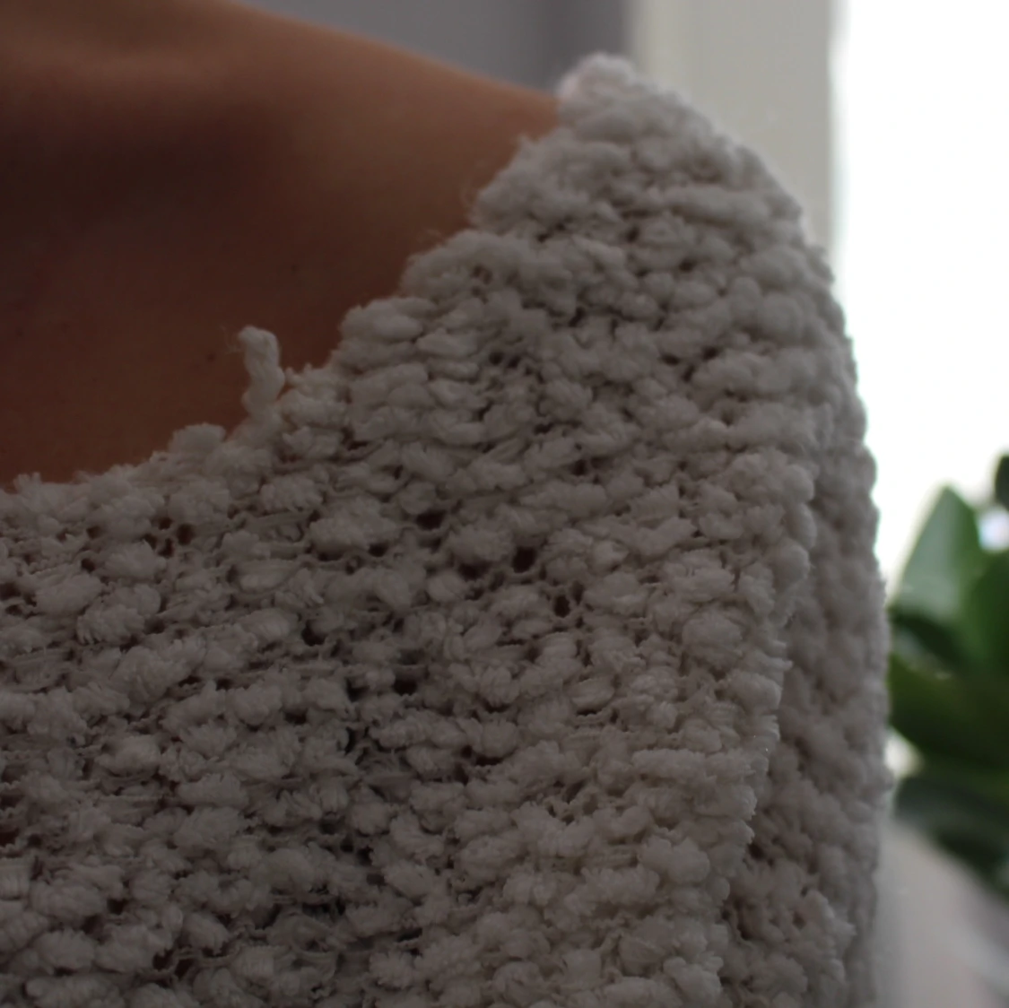 Virkad oversize tröja - 90