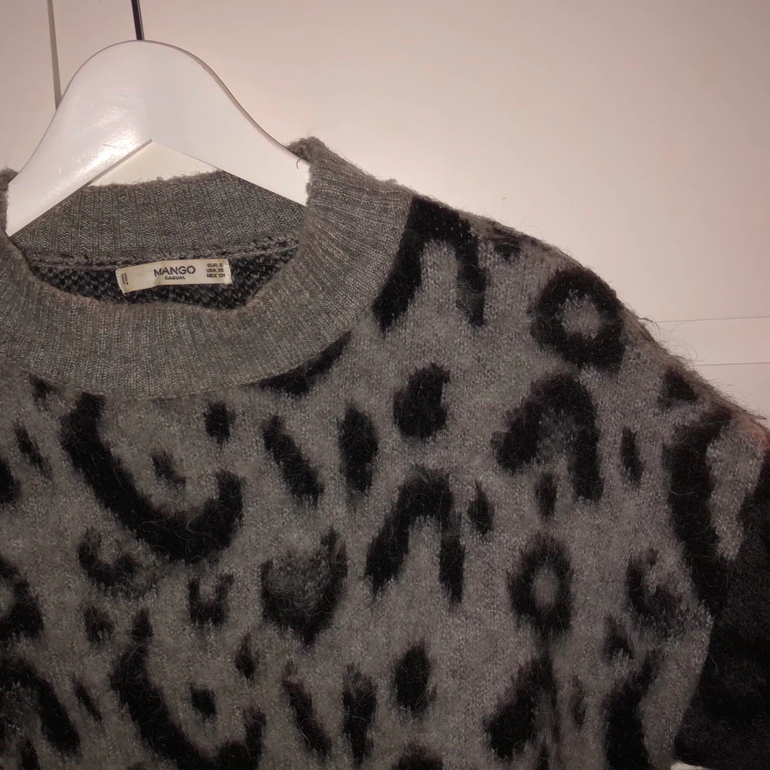 Stickad leopard tröja - 91