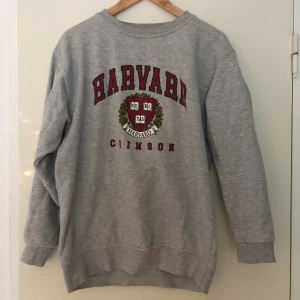 Sweatshirt med tryck - Oversize sweatshirt med collegetryck, köpt i England i en vintage affär för ungefär ett år sedan men sparsamt använd. Frakt tillkommer