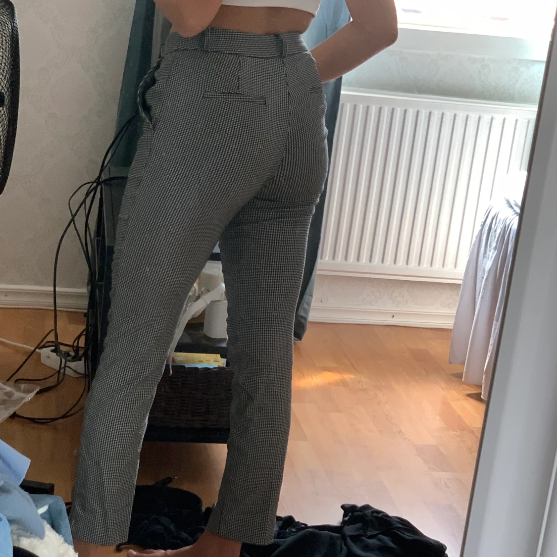 Rutiga kostymbyxor  - 90