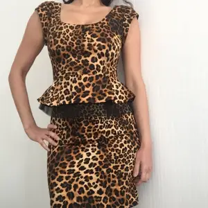 Tiger print dress, never used