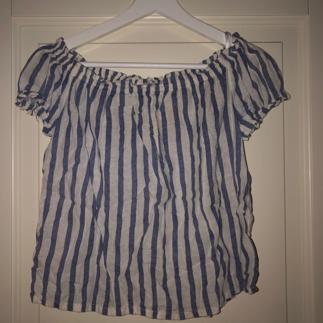 Randig blus, storlek 34