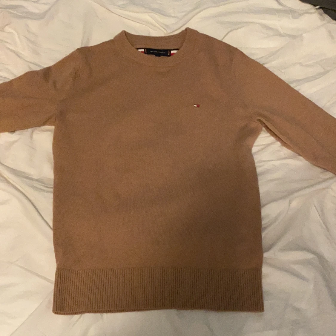 Tommy Hilfiger Beige Ull Tröja