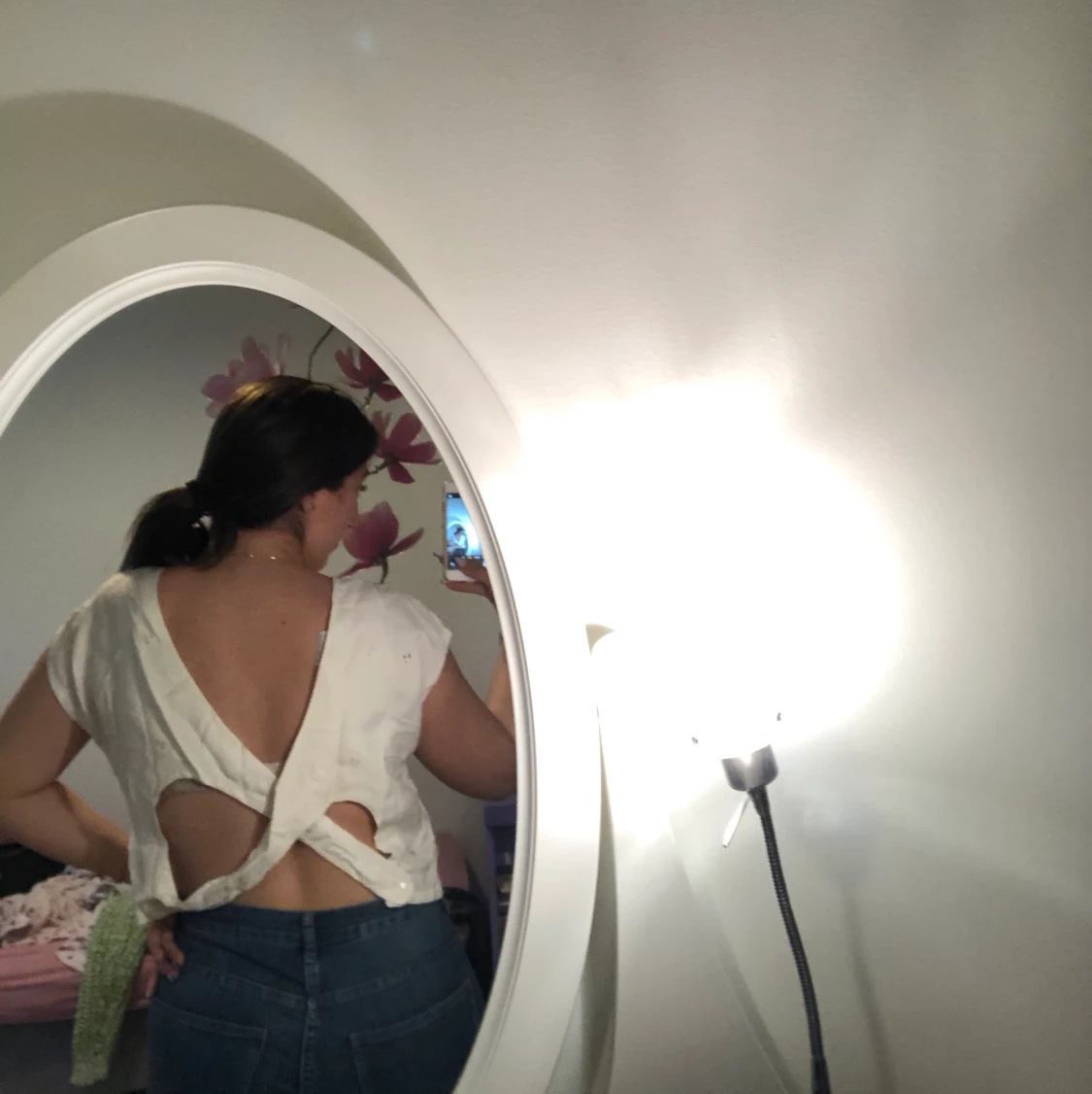 Jättefin blus (kan bäras på olika sätt) - 91