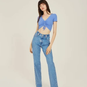 Topp - Aldrig använd (prislapp kvar) super gullig topp från zara, storlek S (köpare står för fraktk) 💙💙