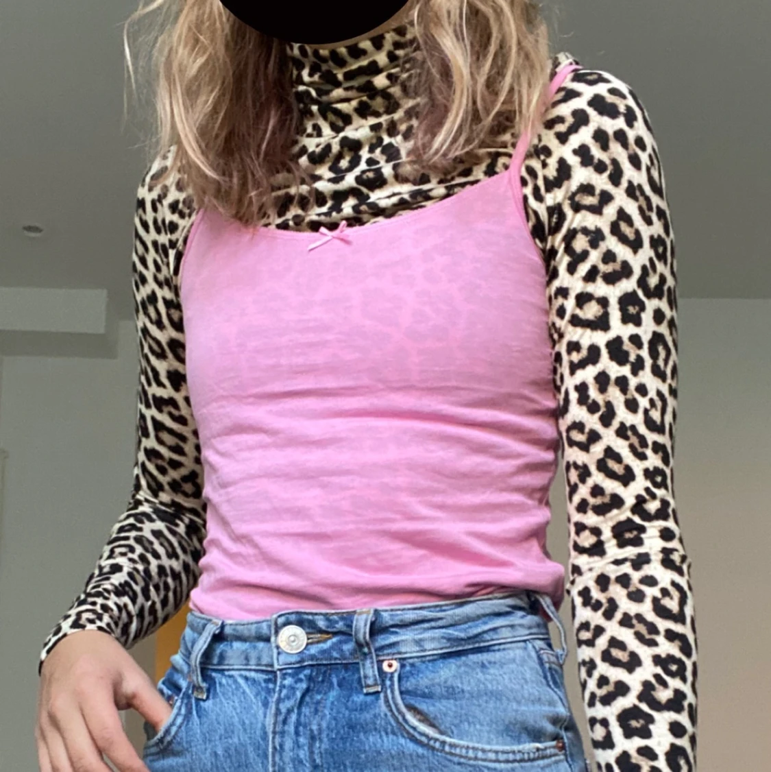 Cheetah print tröja - 90