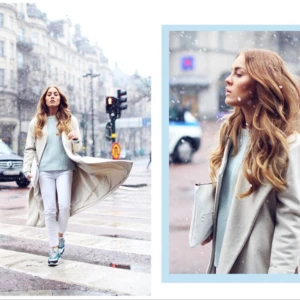  - Ombloggad ullkappa från GinaTricot. Slutsåld snabbt! Använd 2ggr- Nyskick! Nypris var 799kr. Säljes halva priset.