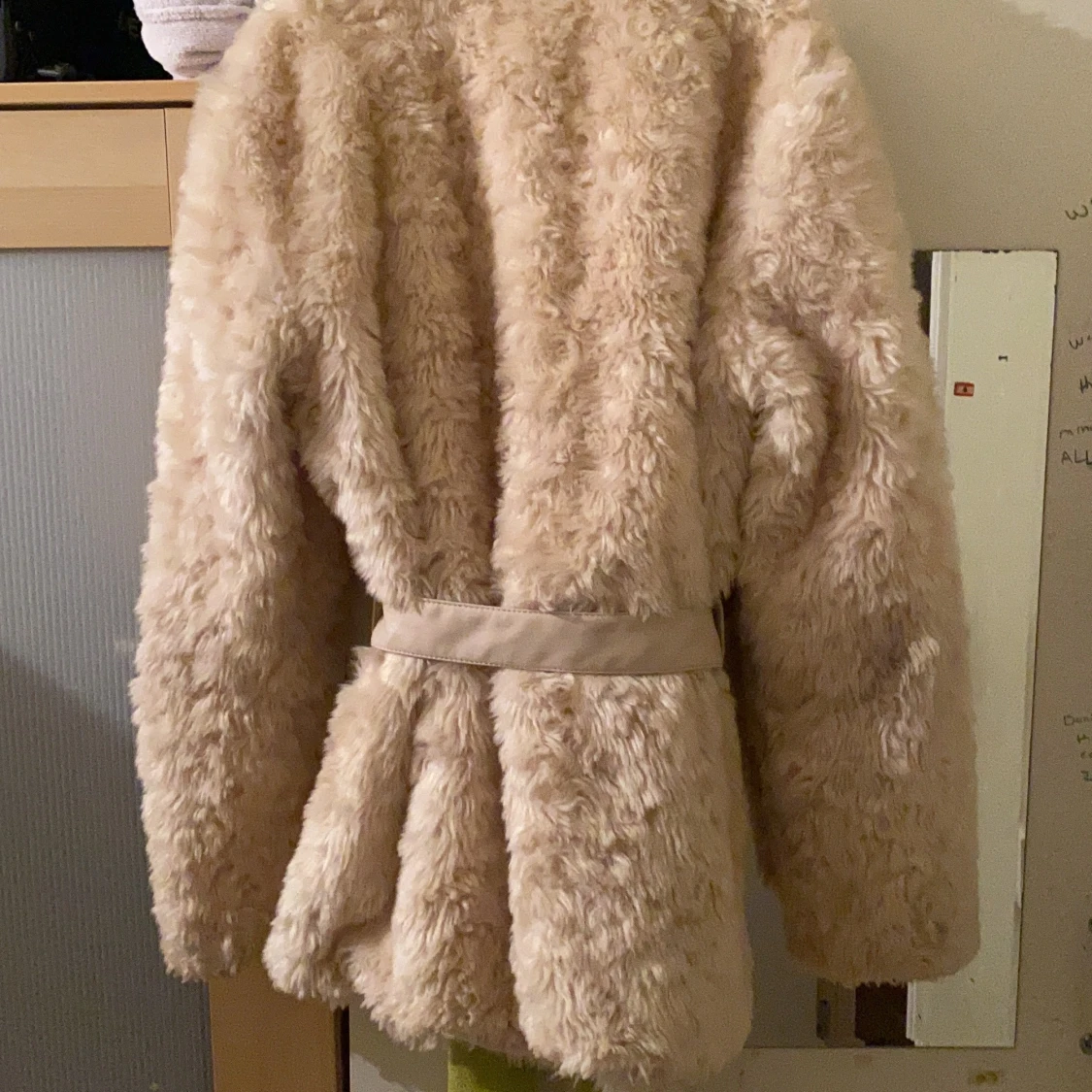 Vit Fusk päls jacka - 91