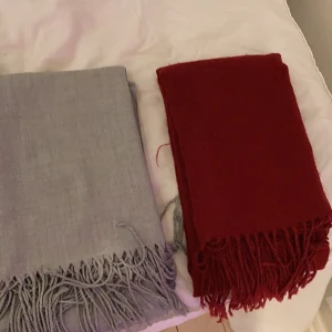 Assessorer  - Säljer en ljusgrå halsduk i mjukt bomullstyg, RÖD HALSDUK SÅLD, en blå bandana, en svart bandana och en mössa med reflex. Köparen står för frakten.