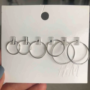  - Öronhängen från H&M. Aldrig använda. Obs köparen står för frakten.