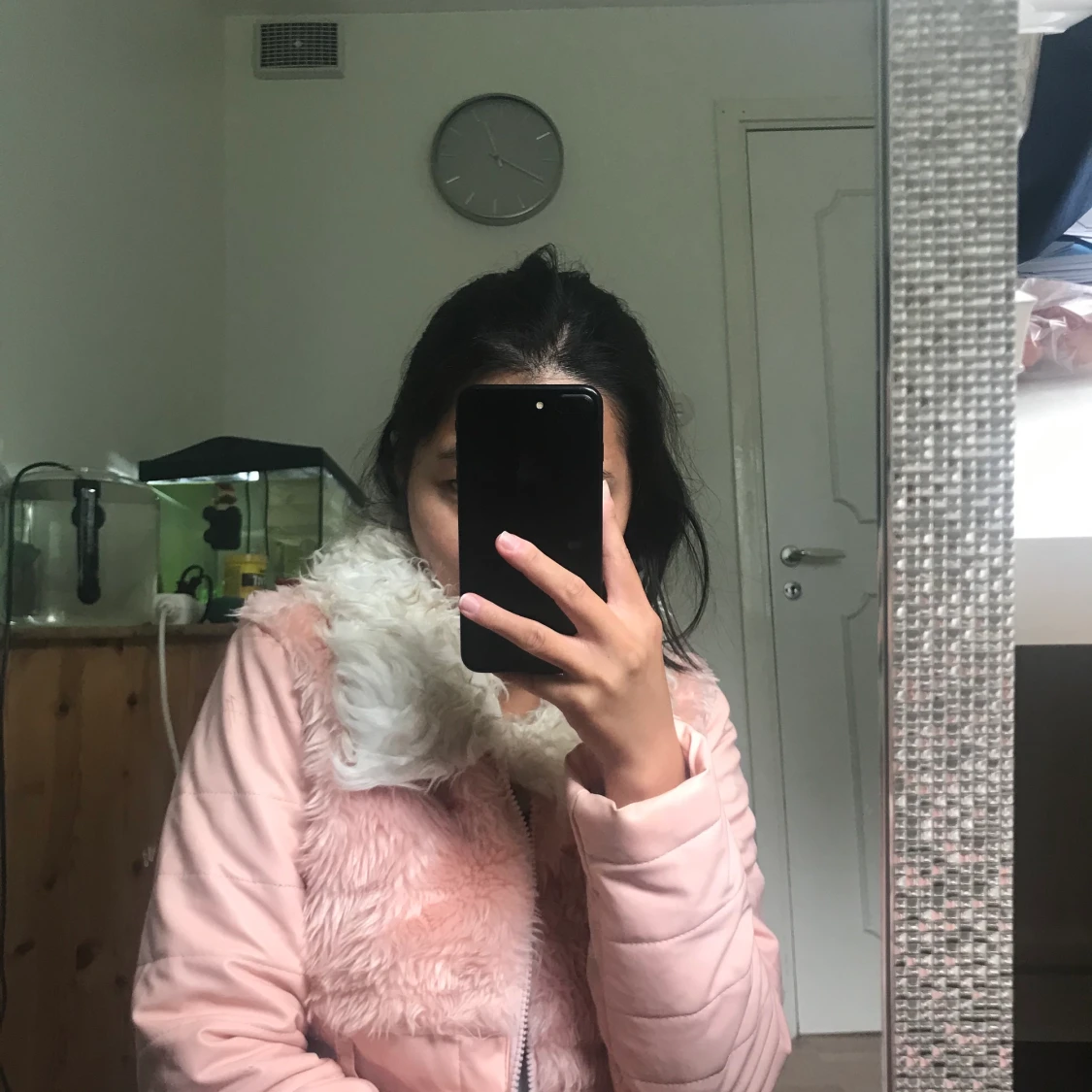 Söt rosa vinter jacka in storlek 36/38 - 90