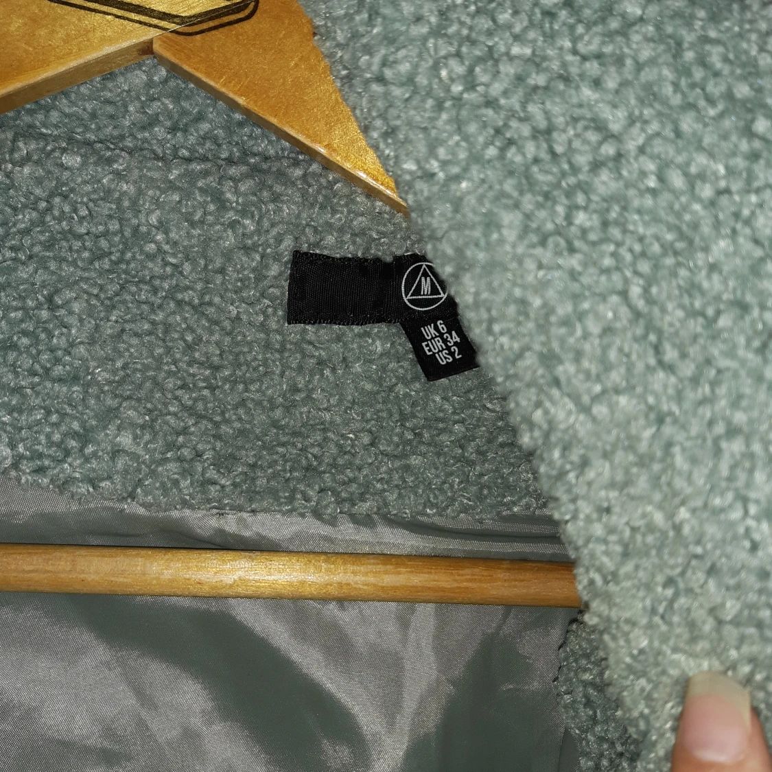 Grön teddy jacka höstjacka - 91