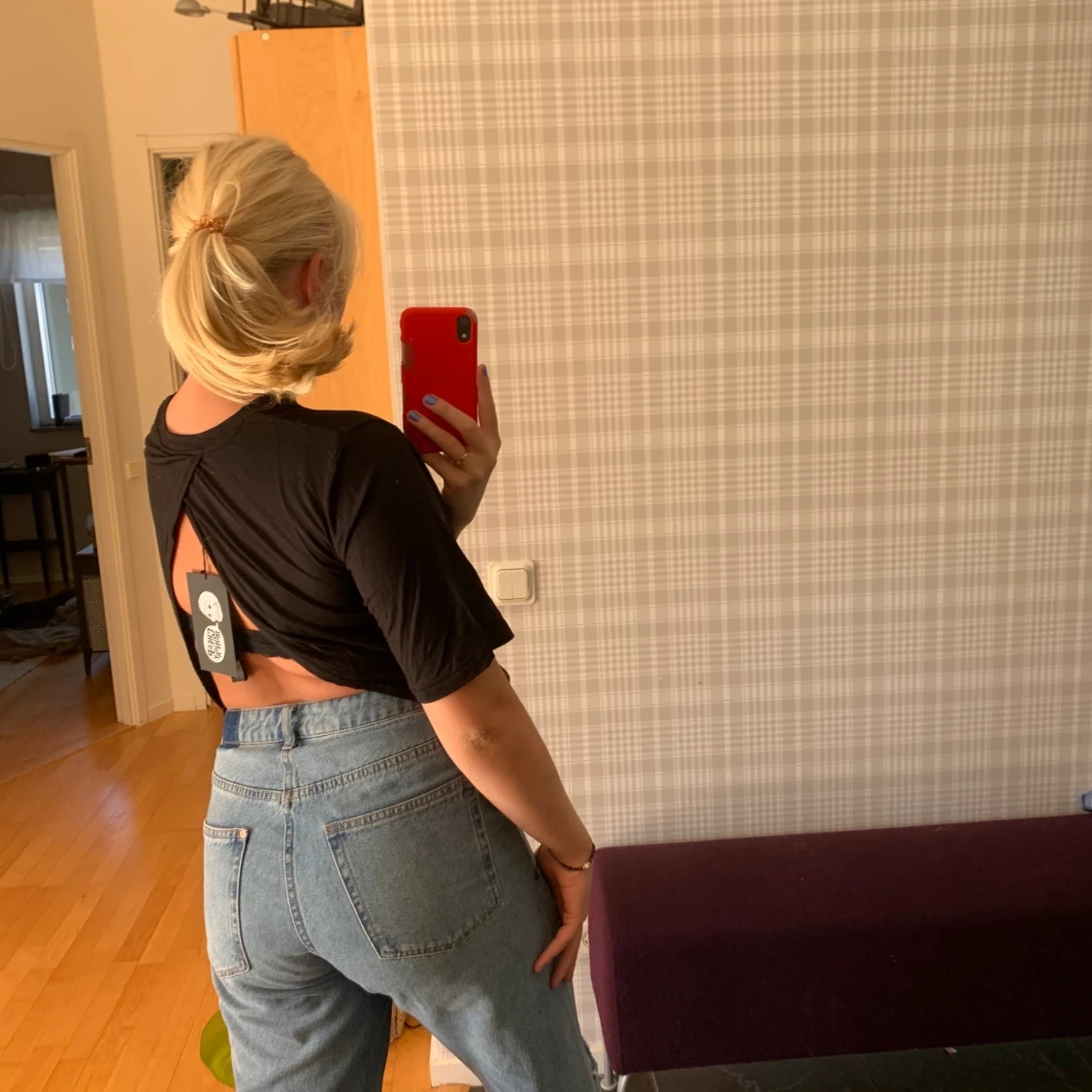 Cheap monday T-shirt med öppenrygg 🧚🏼‍♀️ - 91