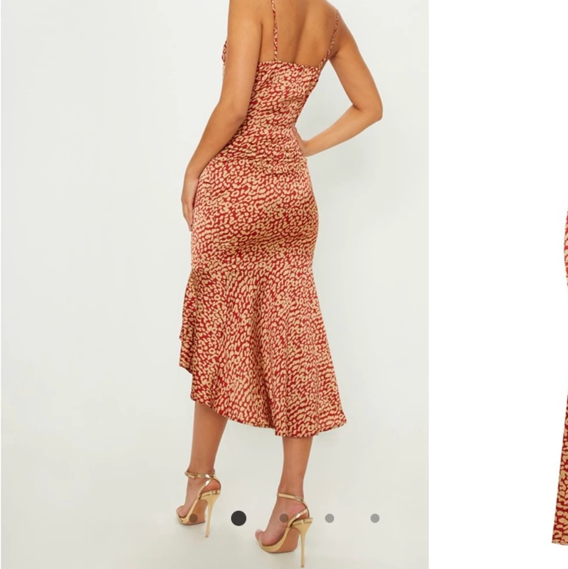 Red leopard print dress - 90