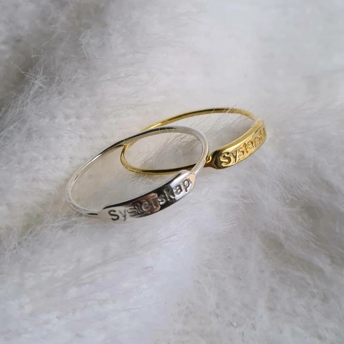 ERBJUDANDE 2 FÖR 1! Egen designad Systerskapsring! För att fira kärleken till en äkta vän! - 90