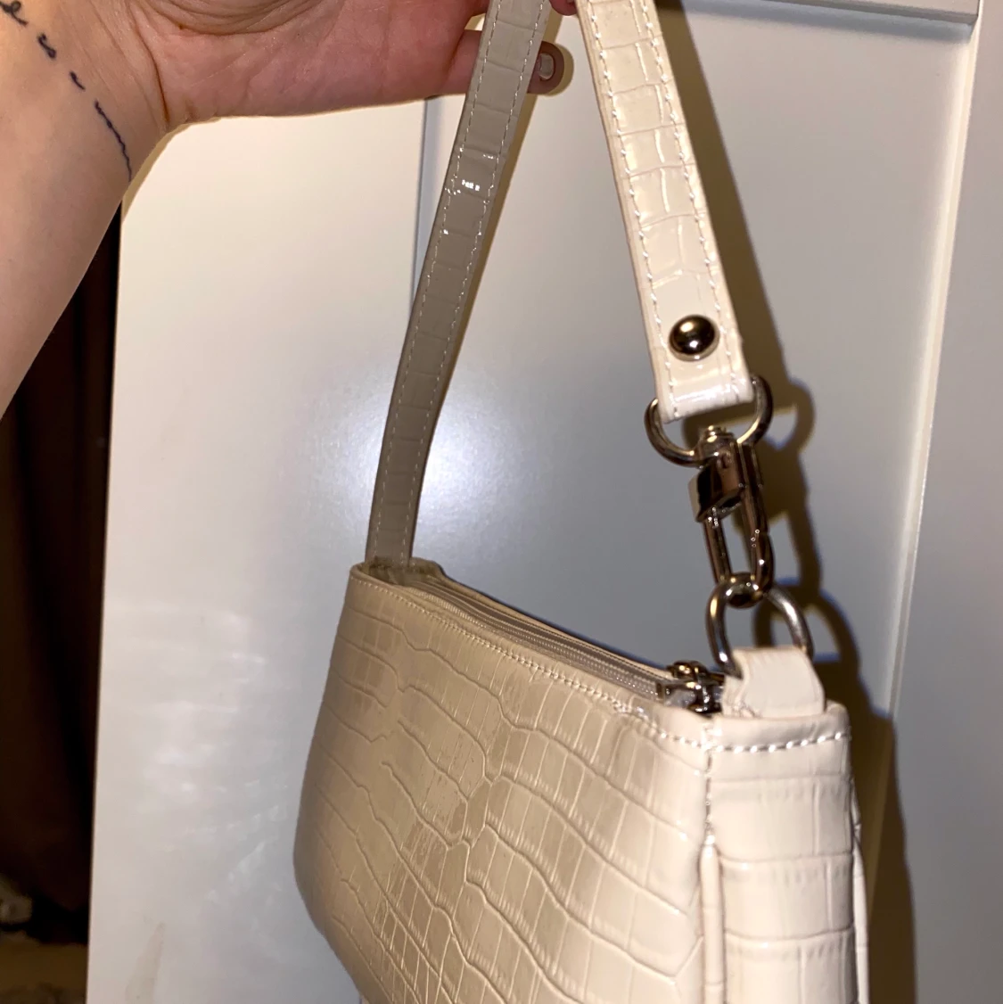 Beige handväska - 91