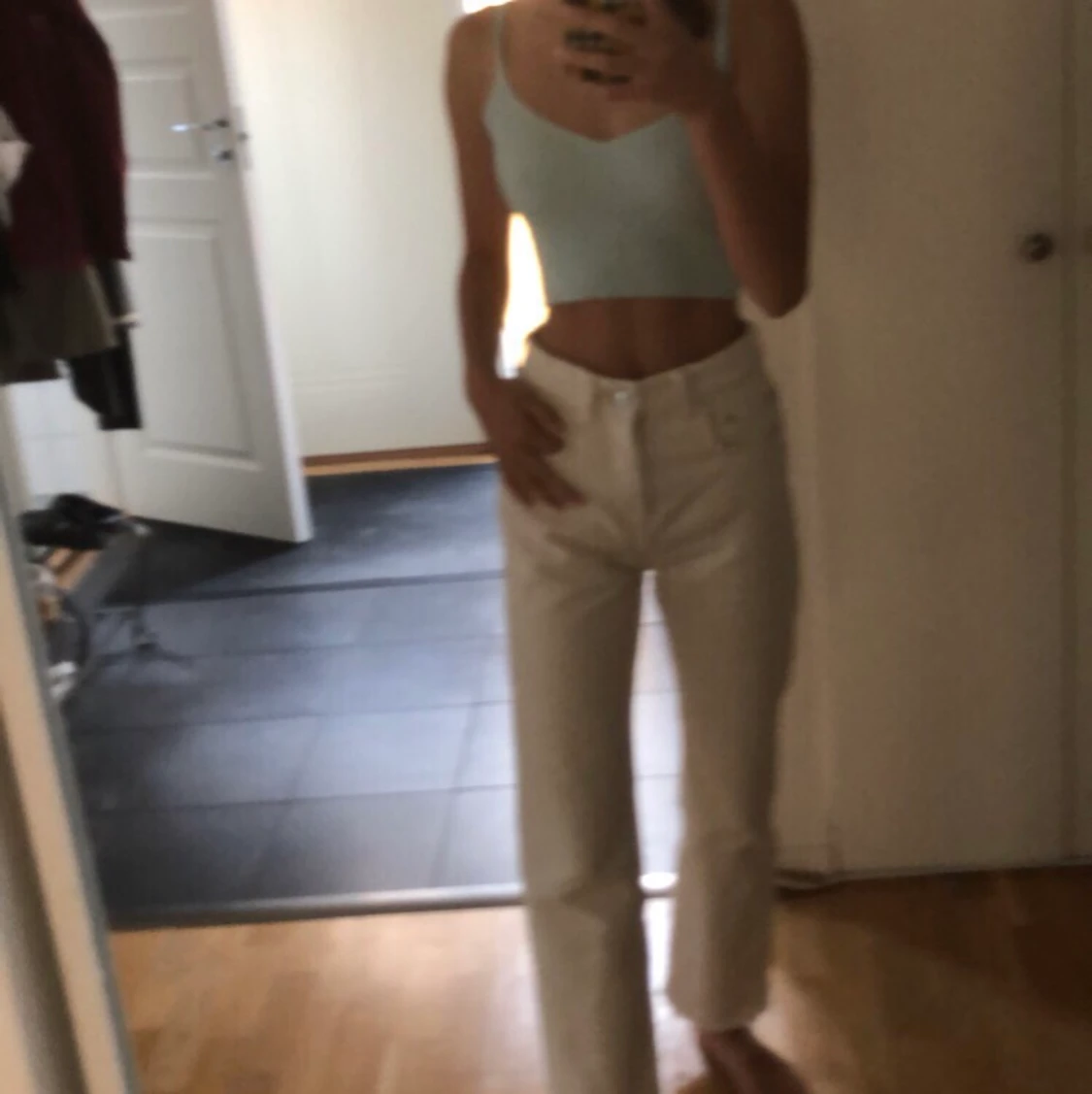 Snygg ljus blå tröja 