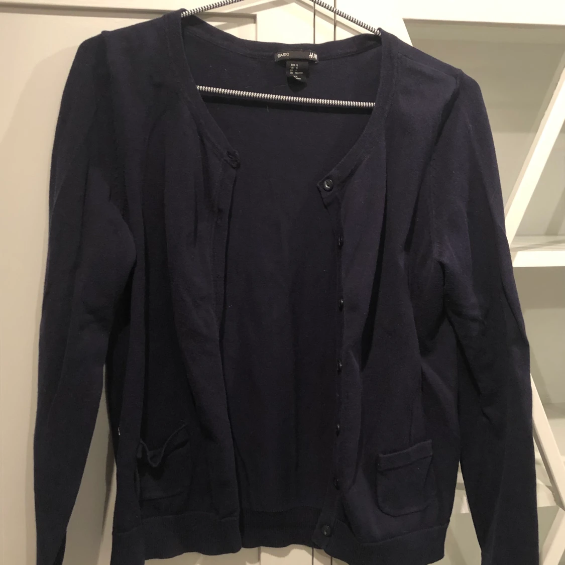 Marinblå kofta i underbart skick! 💙🖤 - 90