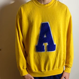 Sweatshirt - Så najs sweatshirt från secondhand✨ trycket är rätt nopprigt men jag tycker själv det förhöjer vintagekänslan💓 storlek L men passar också mig fint som vanligtvis har storlek M☺️ frakt ingår ej men kan mötas upp i Sthlm