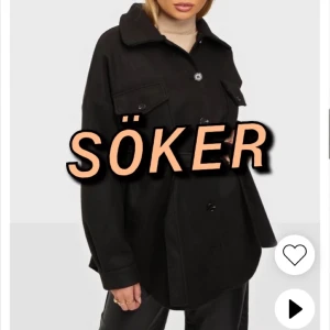 SÖKER LIKNANDE  - KOLLA HIT! Söker kappa eller schakets 🤎 inte FÖR tunna 🤎 HELST svart 🤎 Slida i min DM om ni har nått. I den på bilden söker jag 34/36. Annars har jag storlek M eller 38. Kan ha S om de stor i storlek. MAX 400kr ‼️ Inga defekter helst