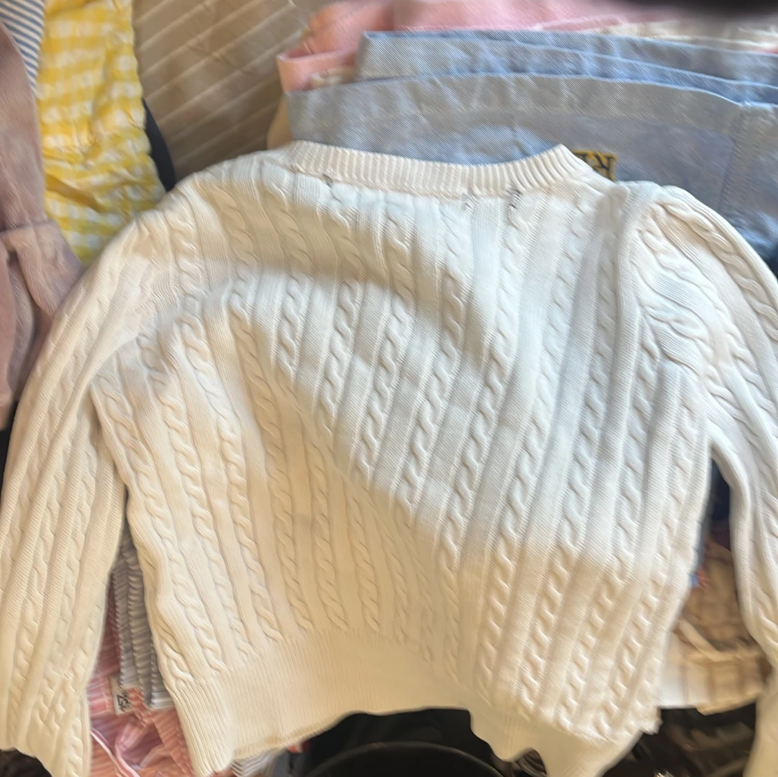 Vit kofta polo Ralph lauren  - 90