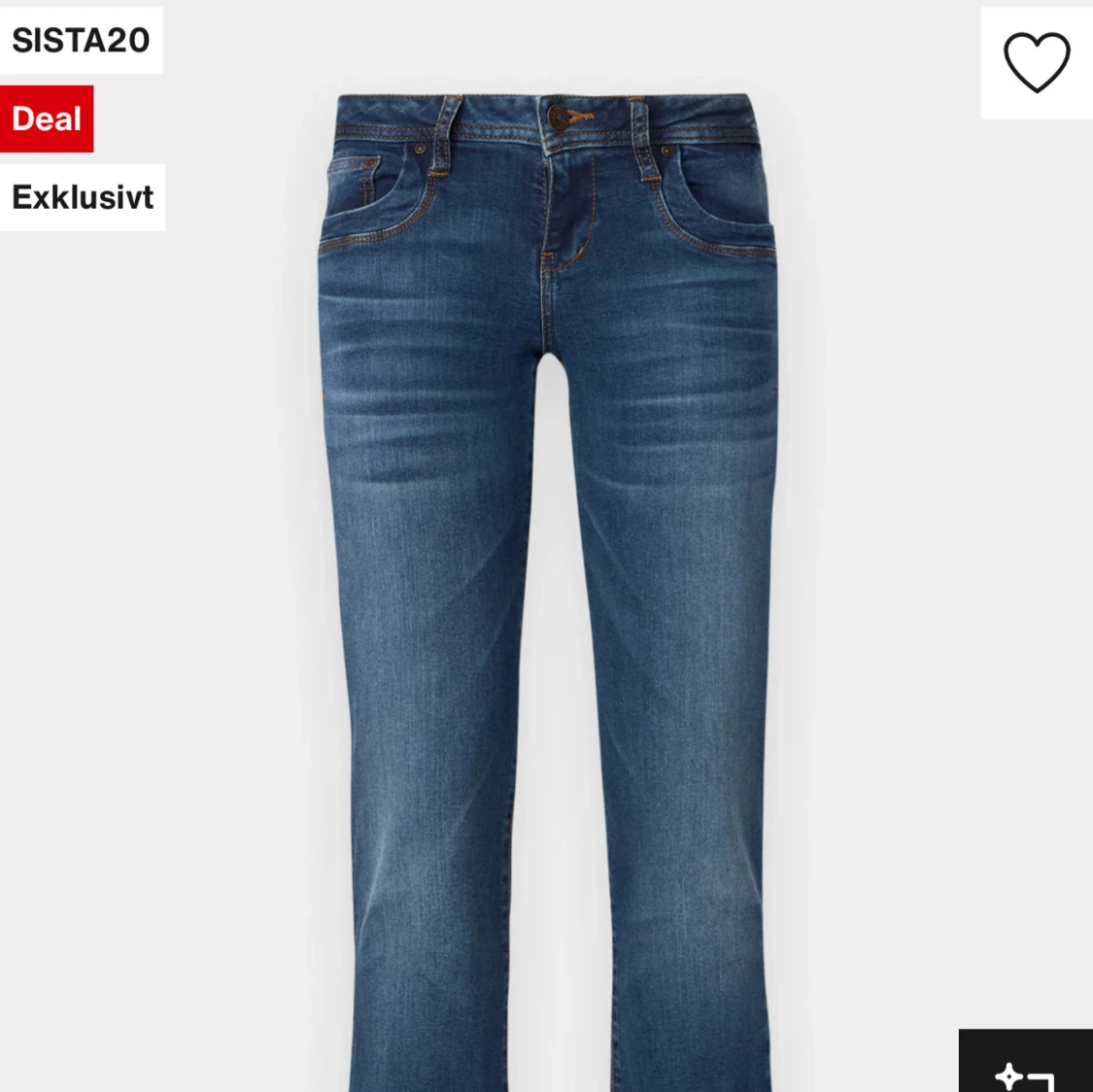 Mörkblåa LTB jeans - 90