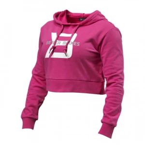 Rosa croppad hoodie Better Bodies -  Croppad hoodie från Better Bodies. Storlek S