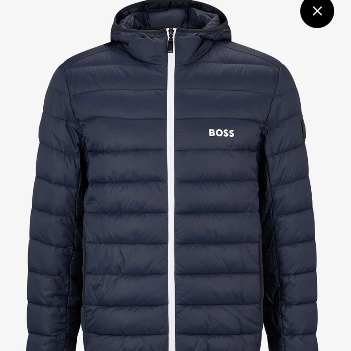 Mörkblå pufferjacka från BOSS.     Boss Green J_thor dark blue - 90