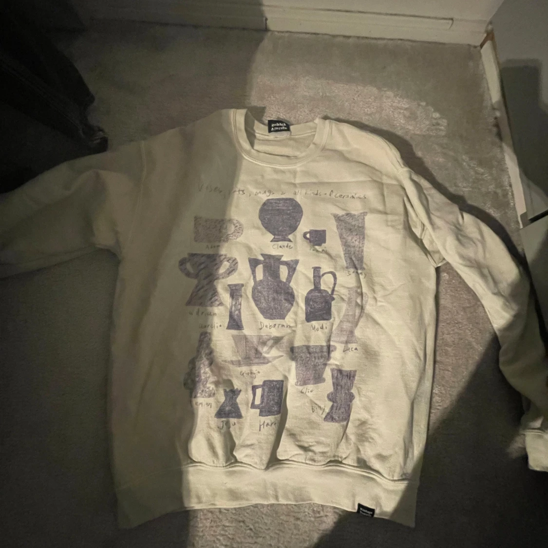 Beige sweatshirt från Vintage Supply