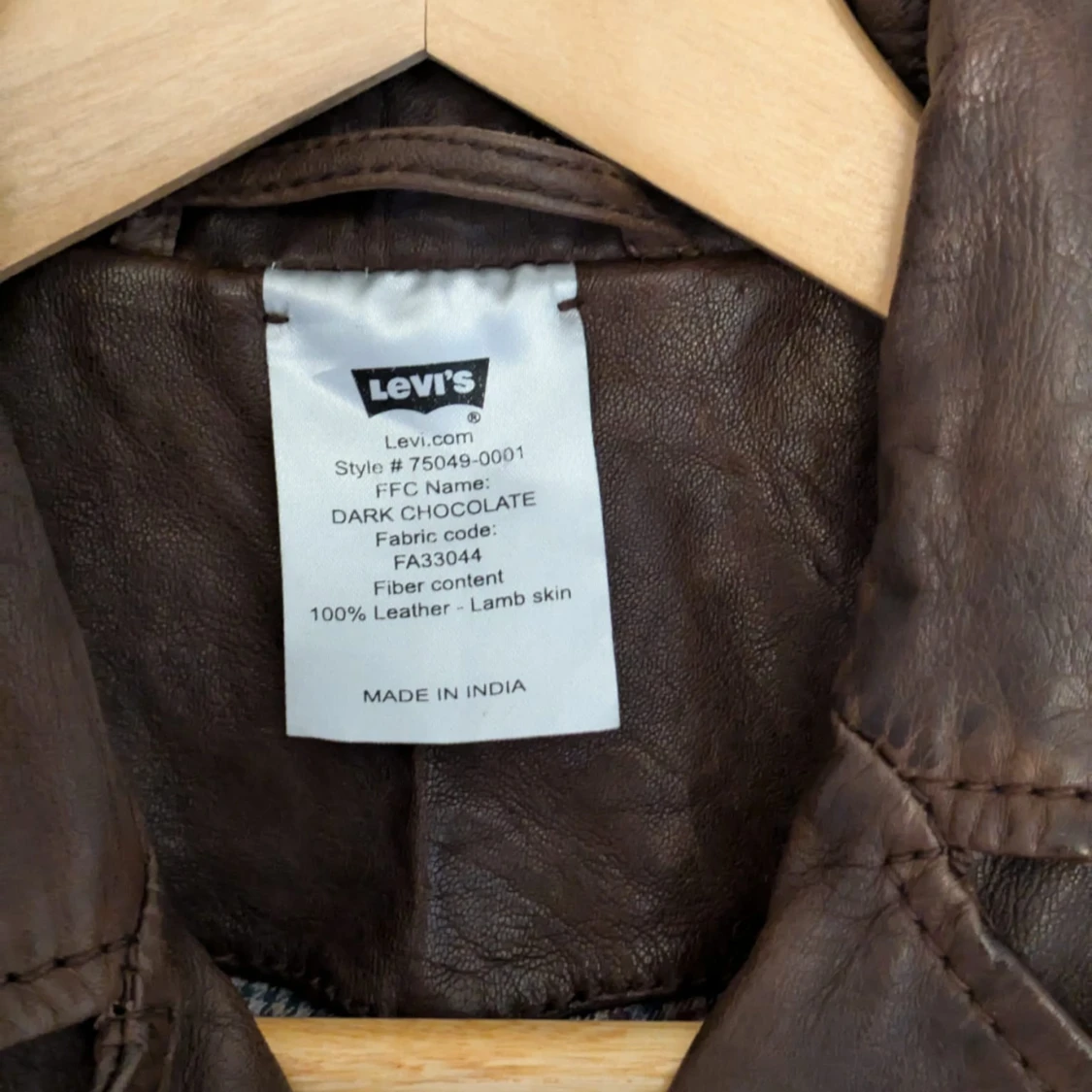 Brun skinnjacka från Levi's - 91