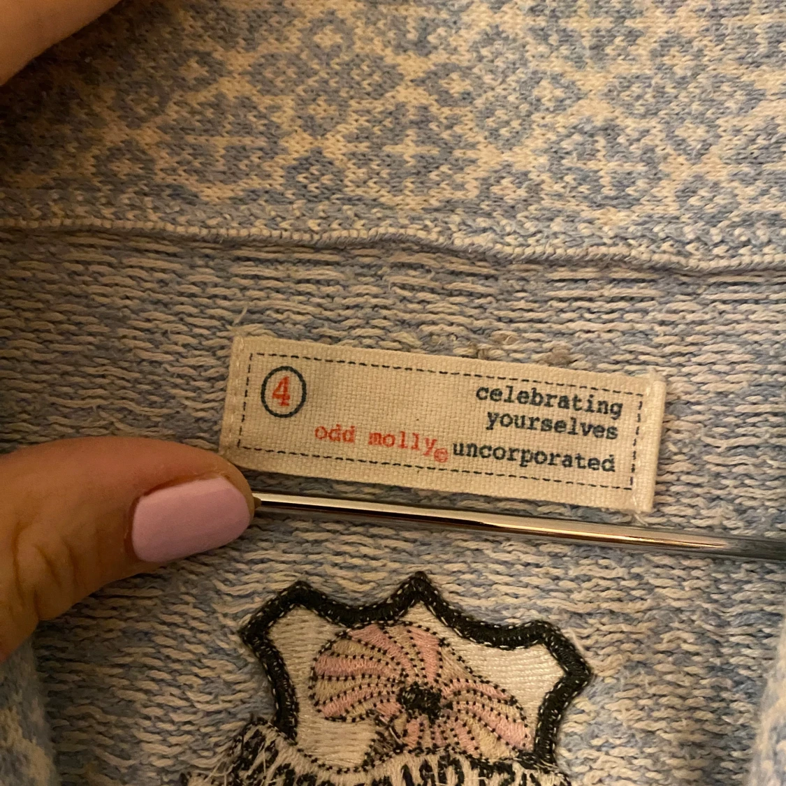 Mönstrad kofta från Odd Molly - 91