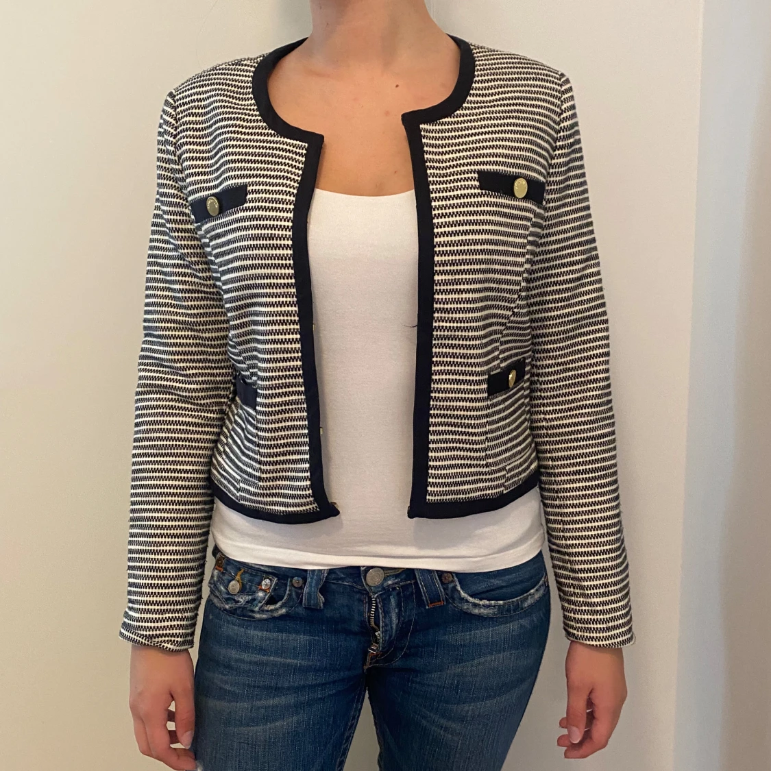 Randig kavaj från Stockh lm