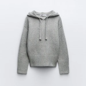 stickad hoodie - stickad hoodie från zara