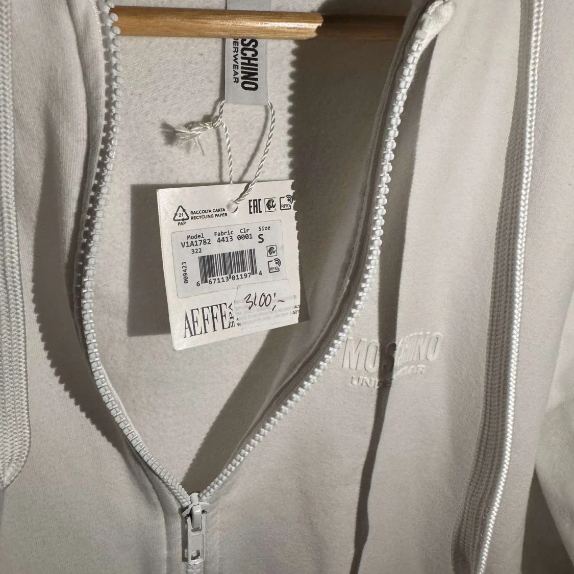 Moschino underwear vit hoodie - 92