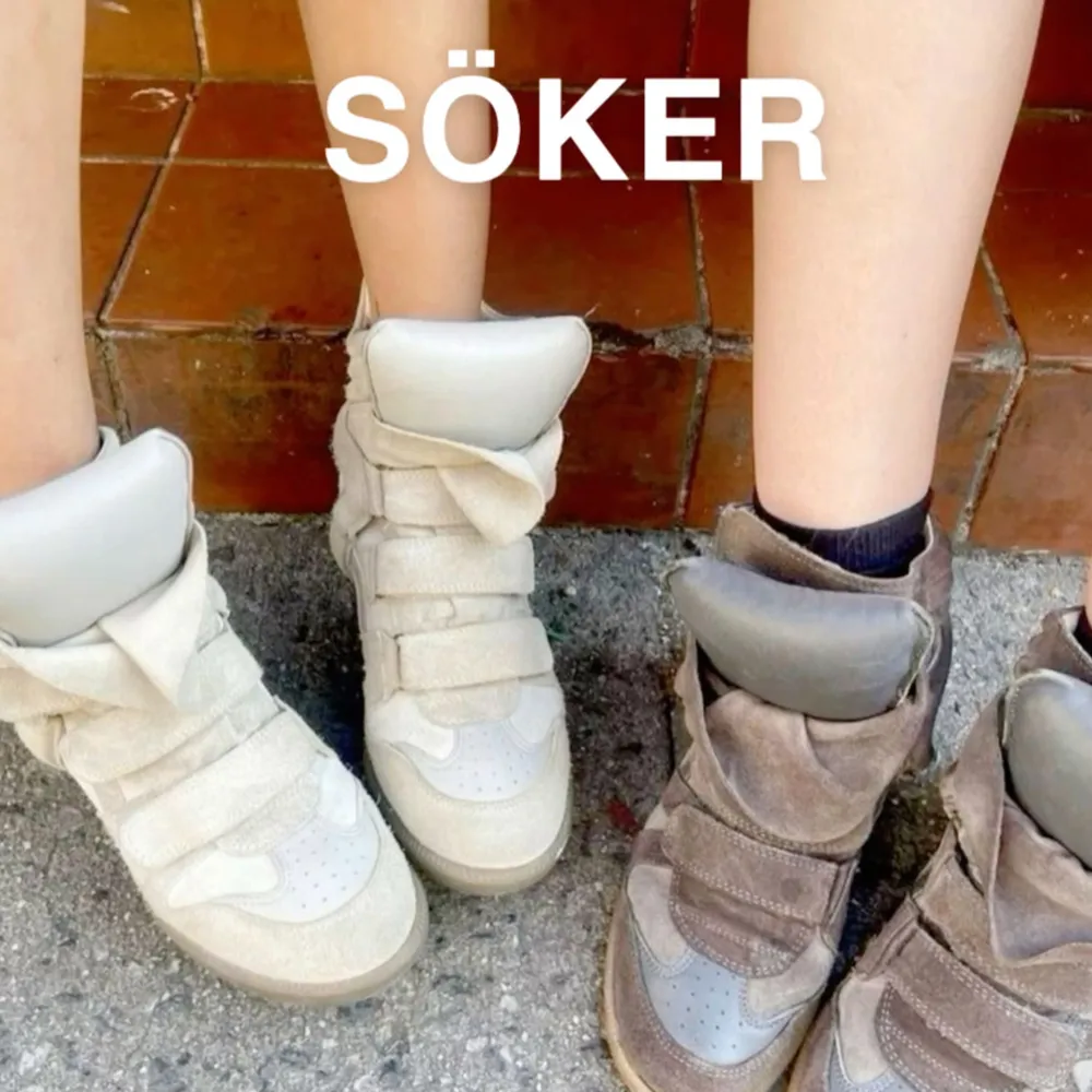 Söker ett par isabel marant skor i storlek 38-39, är villig att betala från 1000-1300 kr ungefär💕. Skor.