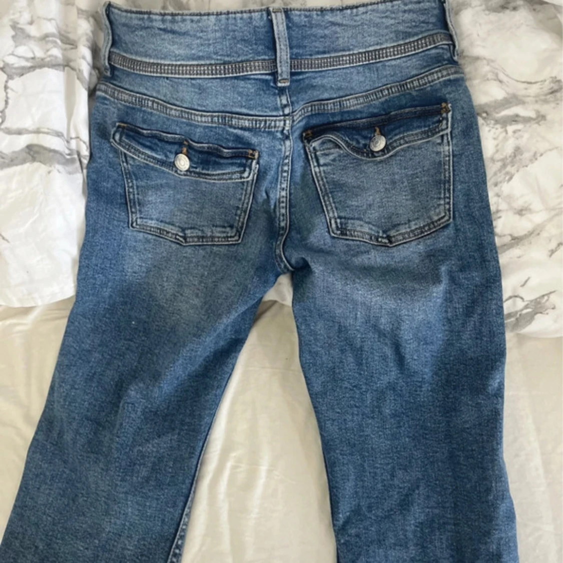 Lågmidjade bootcut jeans  - 1